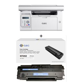 Imprimante Laser Multifonction Monochrome G&amp;G M2022 + le toner GT202