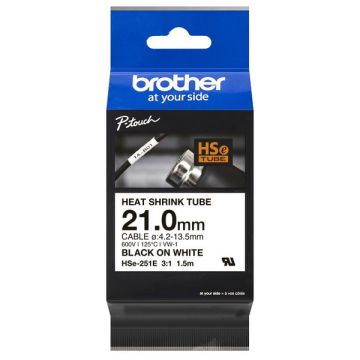 HSE251EBrother - noire, blanche - gaines thermorétractable de marque