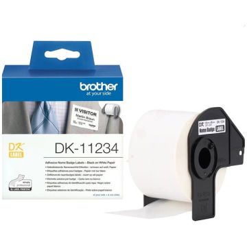 DK11234Brother - blanche - étiquettes de marque
