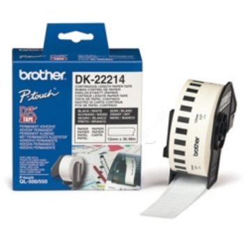 DK22214Brother - blanche - étiquettes de marque