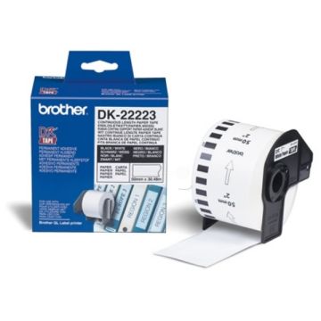 DK22223Brother - blanche - étiquettes de marque