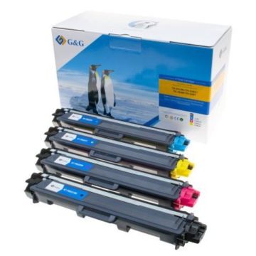 TN245C Brother - multipack 4 couleurs : noir, cyan, magenta, jaune - toners compatibles qualité premium