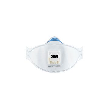 3M Masque Aura Comfort Cool Flow 9322+, FFP2, lot de 2