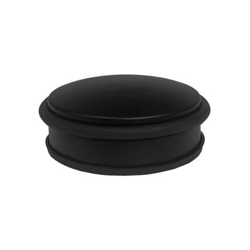 ALBA Butoir de porte, en acier, diamètre: 102 mm, noir