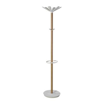 ALBA Portemanteau "NAHOW", hauteur: 1.750 mm, hêtre / blanc