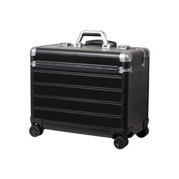 ALUMAXX Valise pour pilotes "PANDORA", aluminium, noir mat