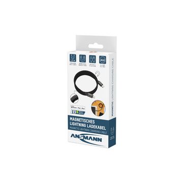 ANSMANN Câble magnétique charge et données, USB-C-Lightning