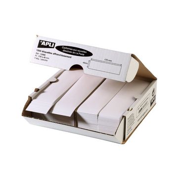 APLI Etiquette d'affranchissement, 140 x 40 mm, blanc