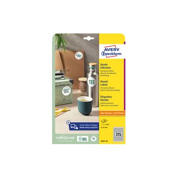 AVERY Zweckform Etiquette d'identification, diamètre: 40 mm