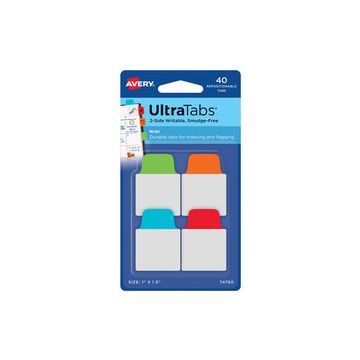 AVERY Zweckform Onglet adhésif UltraTabs classique AVERY Zweckform Onglet adhésif UltraTabs classique