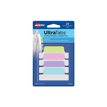 AVERY Zweckform Onglet adhésif UltraTabs pastel