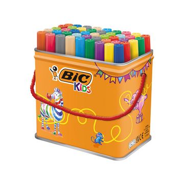 BIC KIDS Feutre Visacolor XL ecolutions, boîte de 48