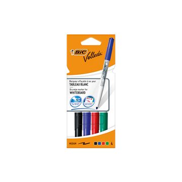 BIC Marqueur pour tableau blanc Velleda 1741, pointe ogive