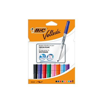 BIC Marqueur pour tableau blanc Velleda 1741, pointe ogive,