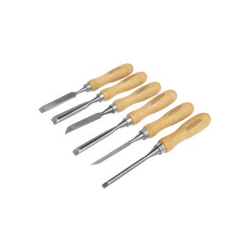 BRÜDER MANNESMANN Jeu d'outils de sculpture bois, 7 pièces