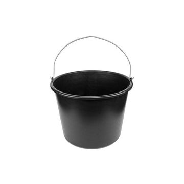 Bradas Seau, 20 litres, PVC, noir