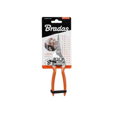 Bradas Sécateur bypass V-SERIES, lame inox droite, orange