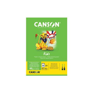 CANSON Bloc à dessin Kids, A3, 90 g/m2, 30 feuilles
