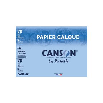 CANSON Papier calque satin, A3, 70 g/m2