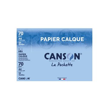 CANSON Papier calque satin, A4, 90 g/m2