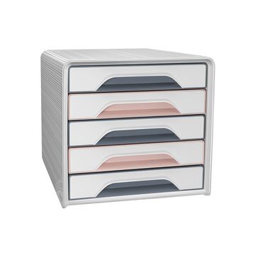 CEP Bloc de classement Smoove mineral, 5 tiroirs,rose poudré
