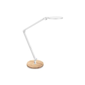 CEP Lampe de bureau LED GIANT Silva, chêne/blanc