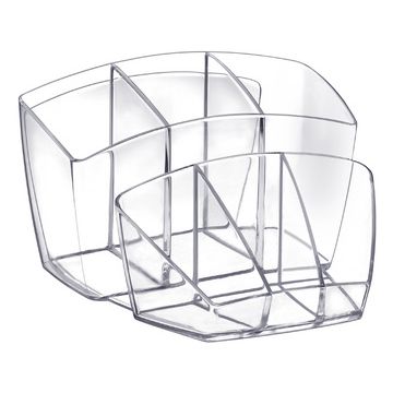 CEP Multipot à crayons CONFORT, 8 compartiments, transparent