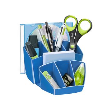 CEP Multipot à crayons GLOSS, 8 compartiments, bleu océan