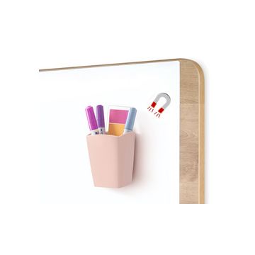 CEP Pot à crayons mineral, magnétique, rose poudré