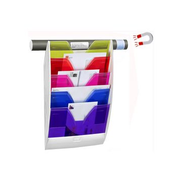 CEP Présentoir mural Happy, magnétique, A4, 5 compartiments