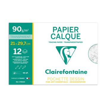Clairefontaine Papier calque, 70/75 g/m2, A4