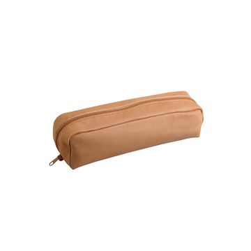 Clairefontaine Trousse rectangulaire, cuir naturel