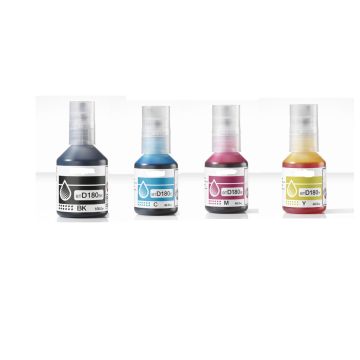 BTD180CLVAL Brother - multipack 4 couleurs : Noir, cyan, magenta, jaune - bouteilles d'encre compatibles