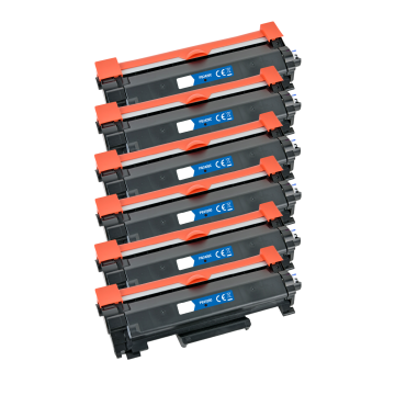 Compatible - Brother TN-2420 - pack de 6 - toners