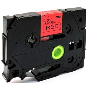TZE421 Brother - noir, rouge - ruban cassette compatible