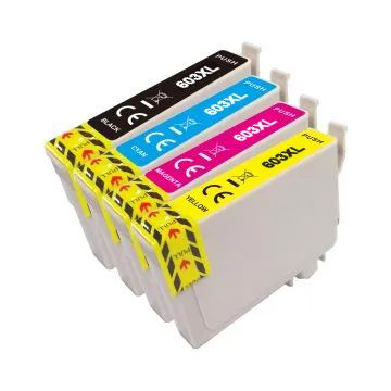 C13T03A64010 / 603XL Epson - multipack 4 couleurs : noire, cyan, magenta, jaune - cartouches d&#039;encre compatibles