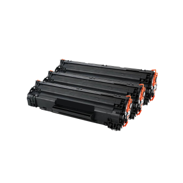 Compatible - HP CE285A / 85A - pack de 3 - toners