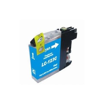 LC123C Brother - cyan - cartouche compatible