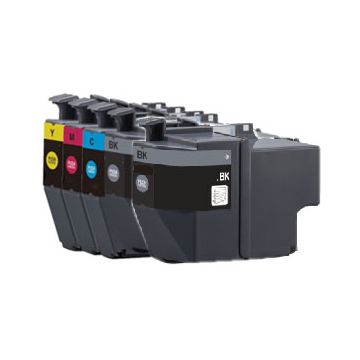 Pack de 5 cartouches compatibles Brother LC3213 - (2xBK + C,M,Y)