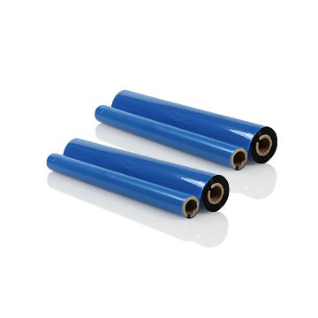 Pack x2  - noir - Rouleau transfert thermique compatible PC72RF - Brother