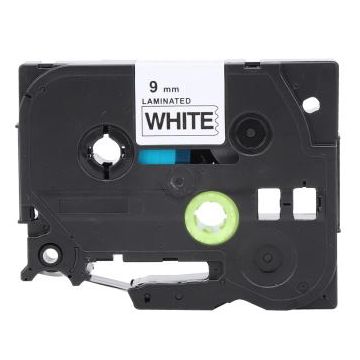 TZE221 Brother - noir, blanc - ruban cassette compatible