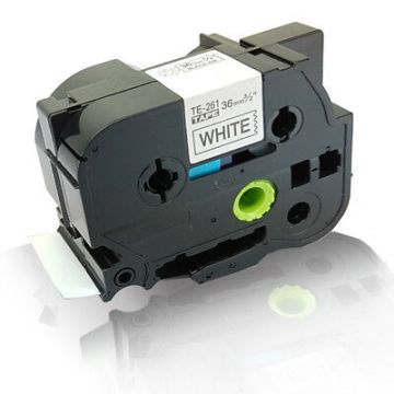 TZE261 Brother - noir, blanc - ruban cassette compatible
