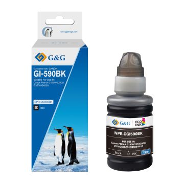1603C001 / GI-590 BK Canon - noire - bouteille d'encre compatible