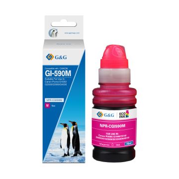 1605C001 / GI-590 M Canon - magenta - bouteille d'encre compatible