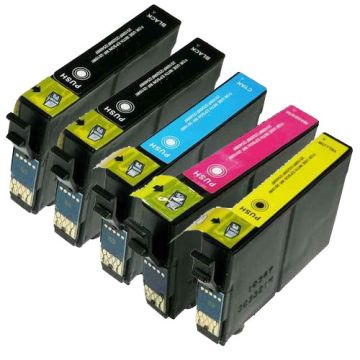 C13T06154010 / T0615 Epson - multipack 4 couleurs : noire, cyan, magenta, jaune - cartouches d'encre compatibles