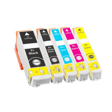 Multipack 5 cartouches (BK,C,M,Y) - Cartouches compatibles 33XL / C13T33574010 - Epson