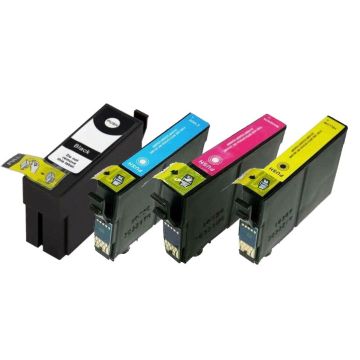 Multipack 4 couleurs (BK,C,M,Y) - Cartouches compatibles 34XL / C13T34764010 - Epson