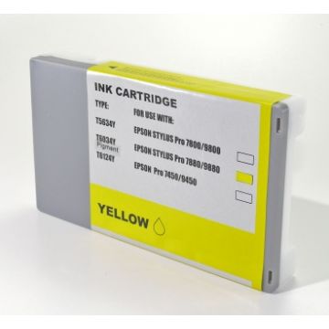 C13T603400 / T6034 Epson - jaune - cartouche compatible