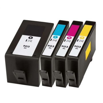 Multipack 4 couleurs (BK,C,M,Y) - Cartouches compatibles 903XL / 3HZ51AE - HP