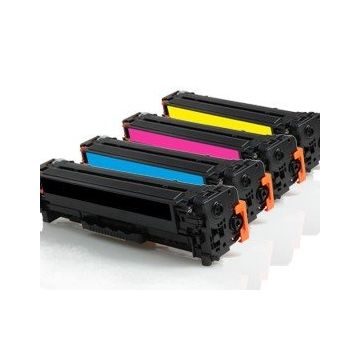 Multipack 4 couleurs (BK,C,M,Y) - Toners compatibles 203X / CF540X-3 - HP